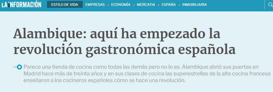 alambique revolución gastronómica 